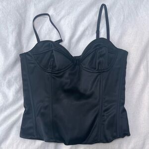 Black Bustier Top